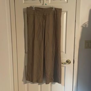 Linen wide leg pant